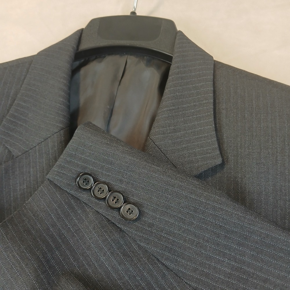 Hugo Boss 46R Mens Blazer Sport Coat 22x32 Gray 44R